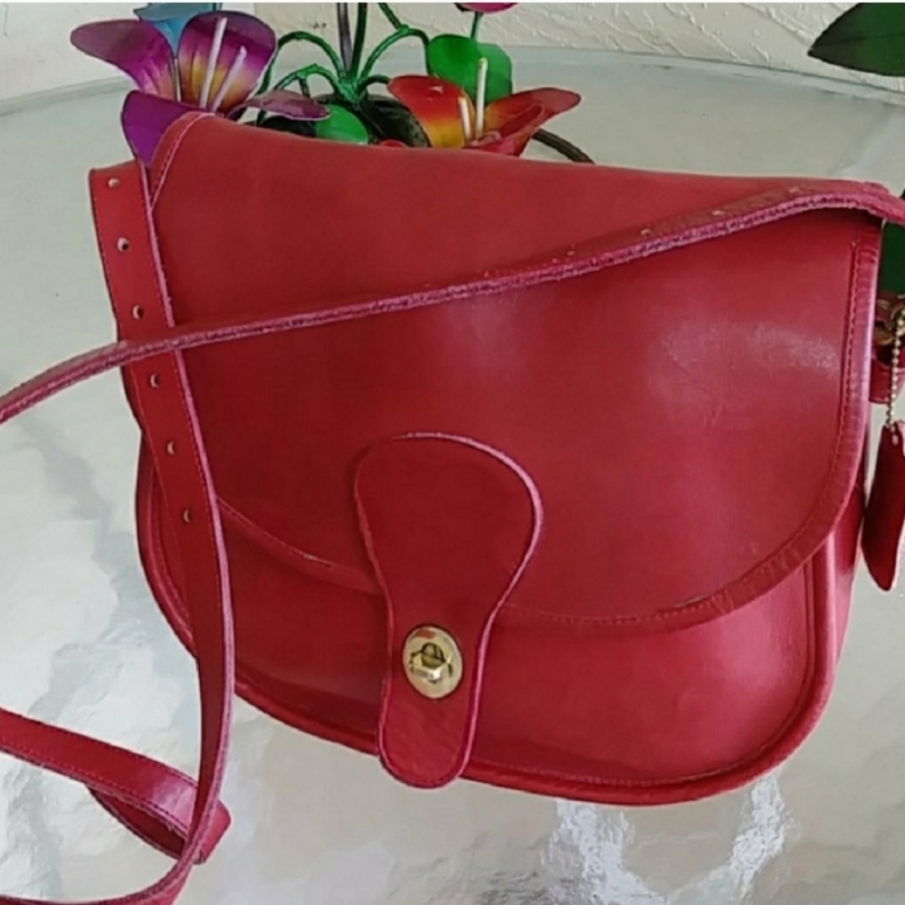 VINTAGE COACH  'NYC' EARLY 80'S SADDLERY BAG